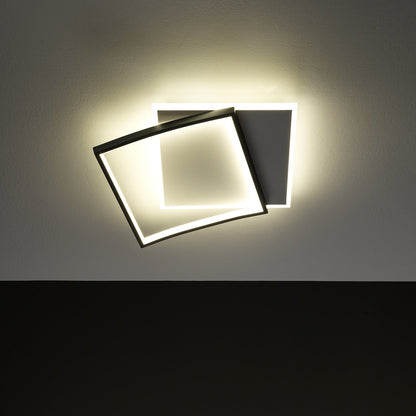 Plafoniera led ALBA nero