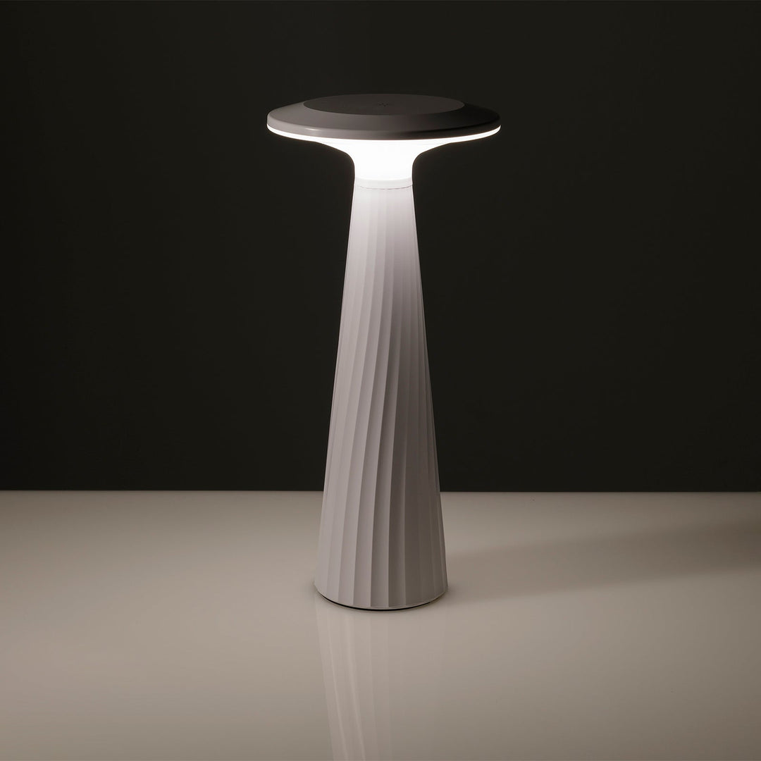 CANNES white LED table lamp