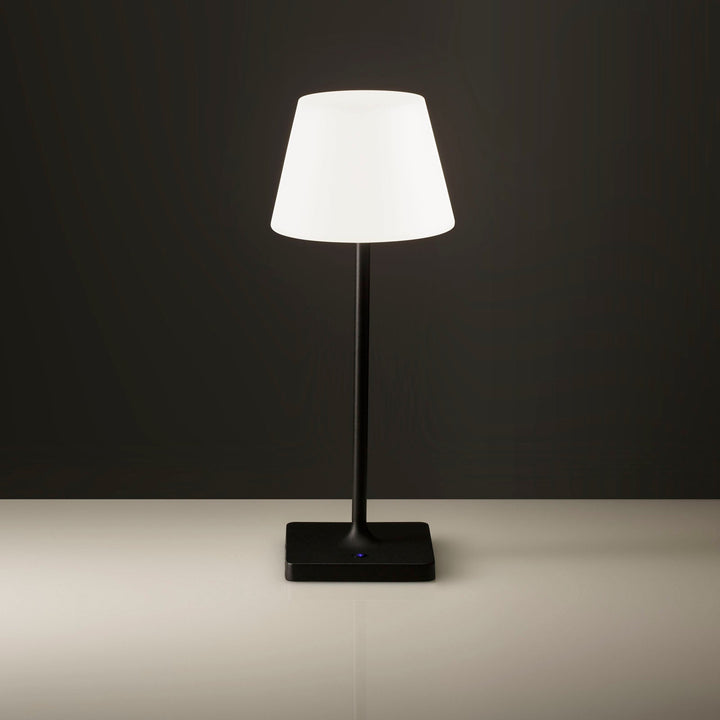 Rechargeable table lamp SORRENTO black