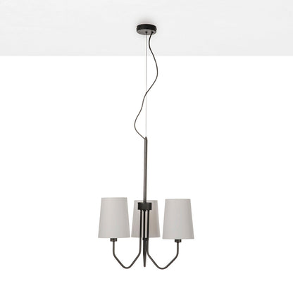 Lampadario 3L BERLINO nero