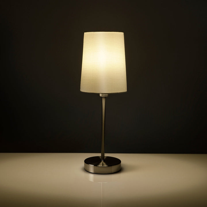 Lampada da tavolo BERLINO nichel