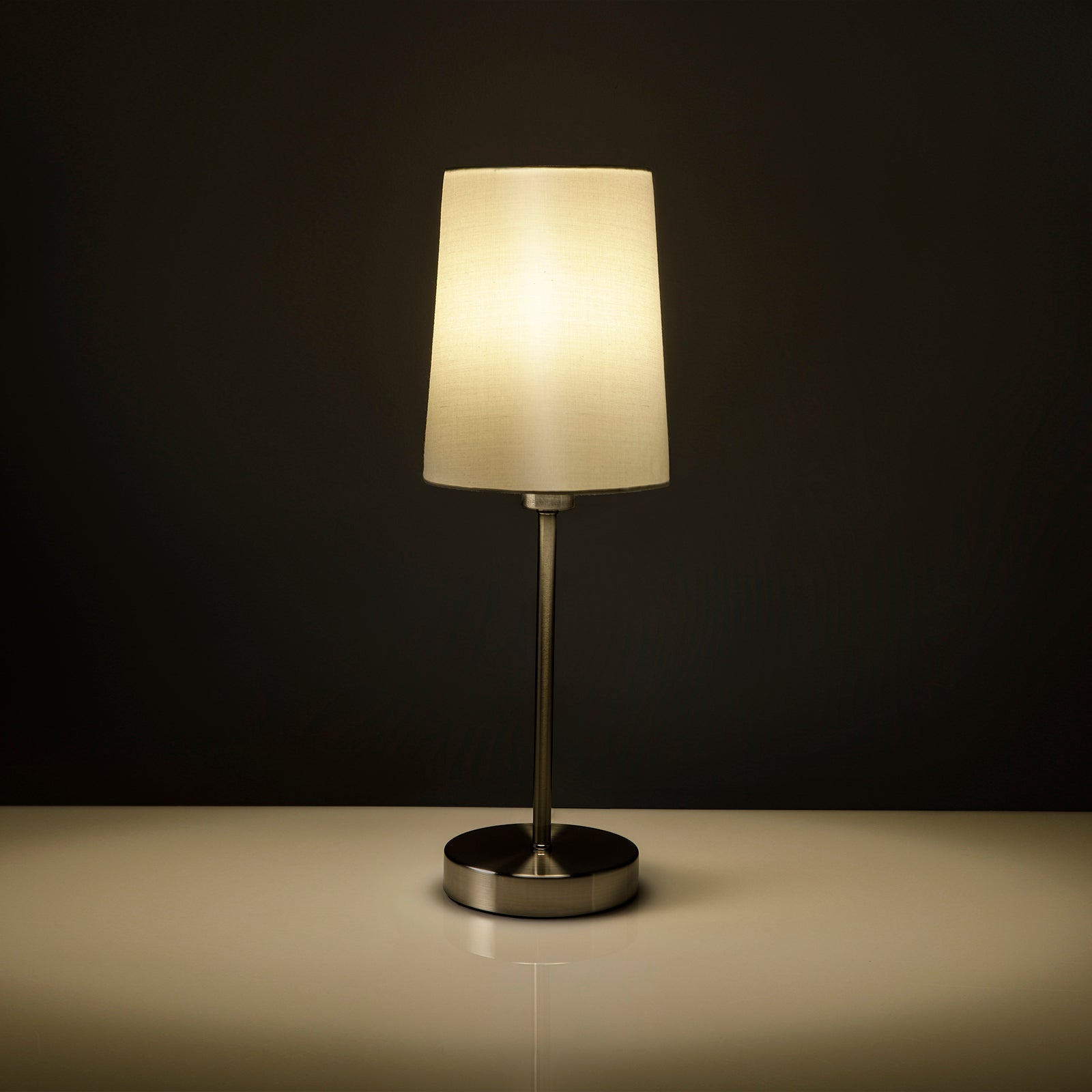 BERLIN Nickel Tischlampe