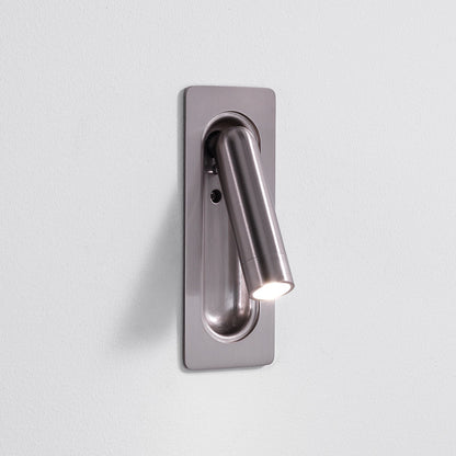 AUGUSTA nickel LED wall light