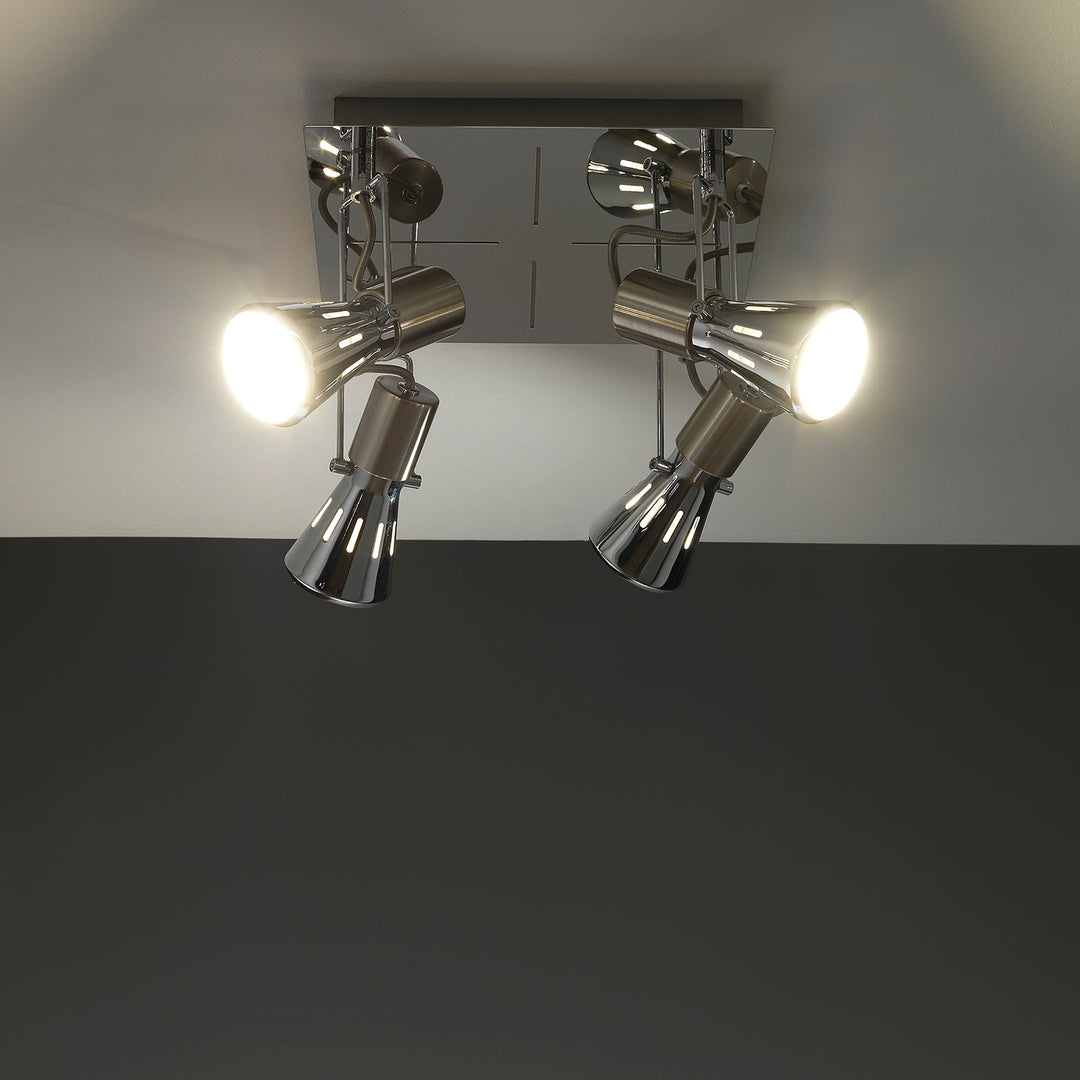ROY chrome adjustable spotlight