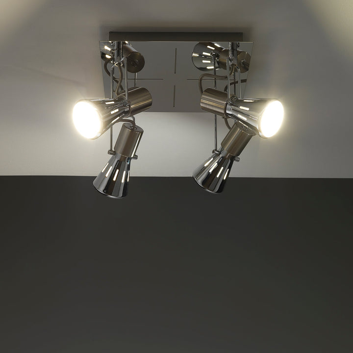 ROY chrome adjustable spotlight