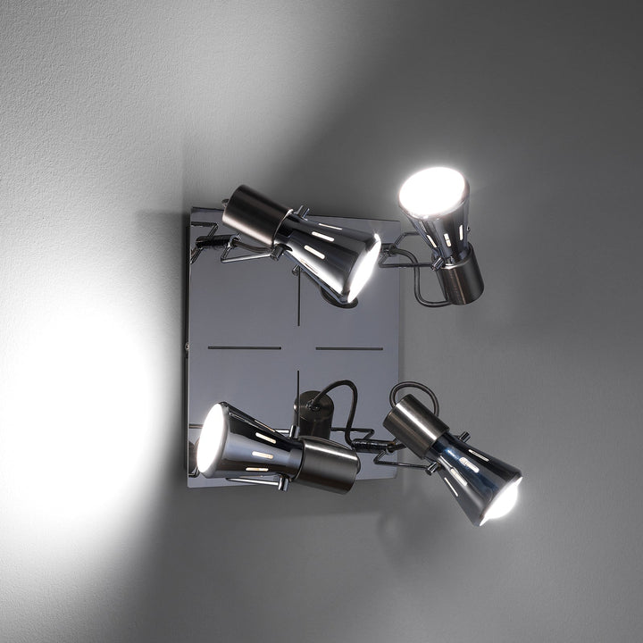 ROY chrome adjustable spotlight