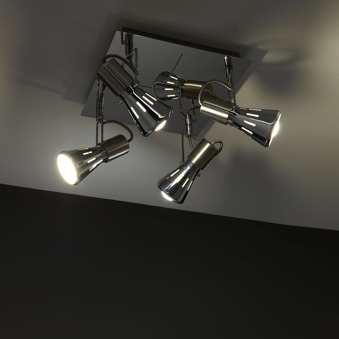 ROY chrome adjustable spotlight