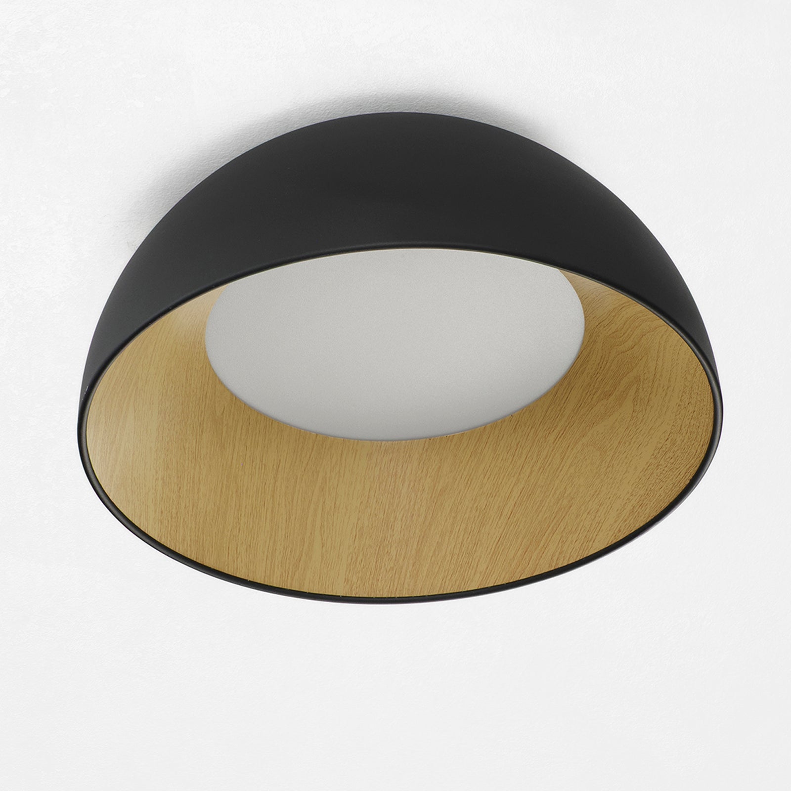 Plafoniera LED DOUBLE-50 | Nero