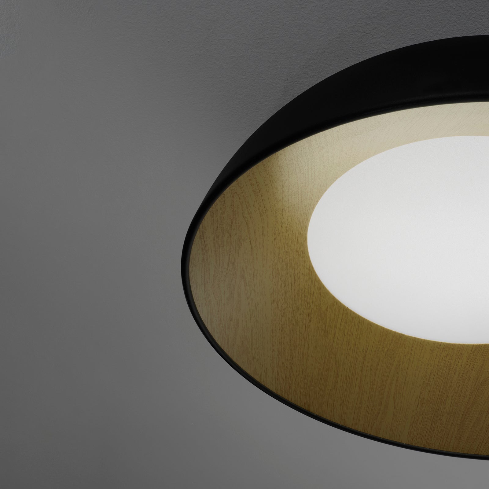 Plafoniera LED DOUBLE-50 | Nero