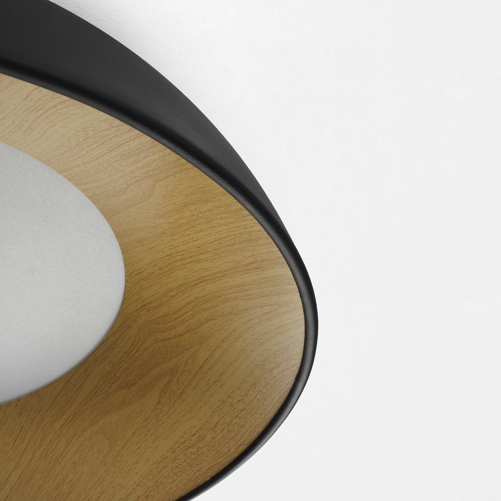 Plafoniera LED DOUBLE-50 | Nero