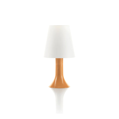 Taubengraue Tischlampe