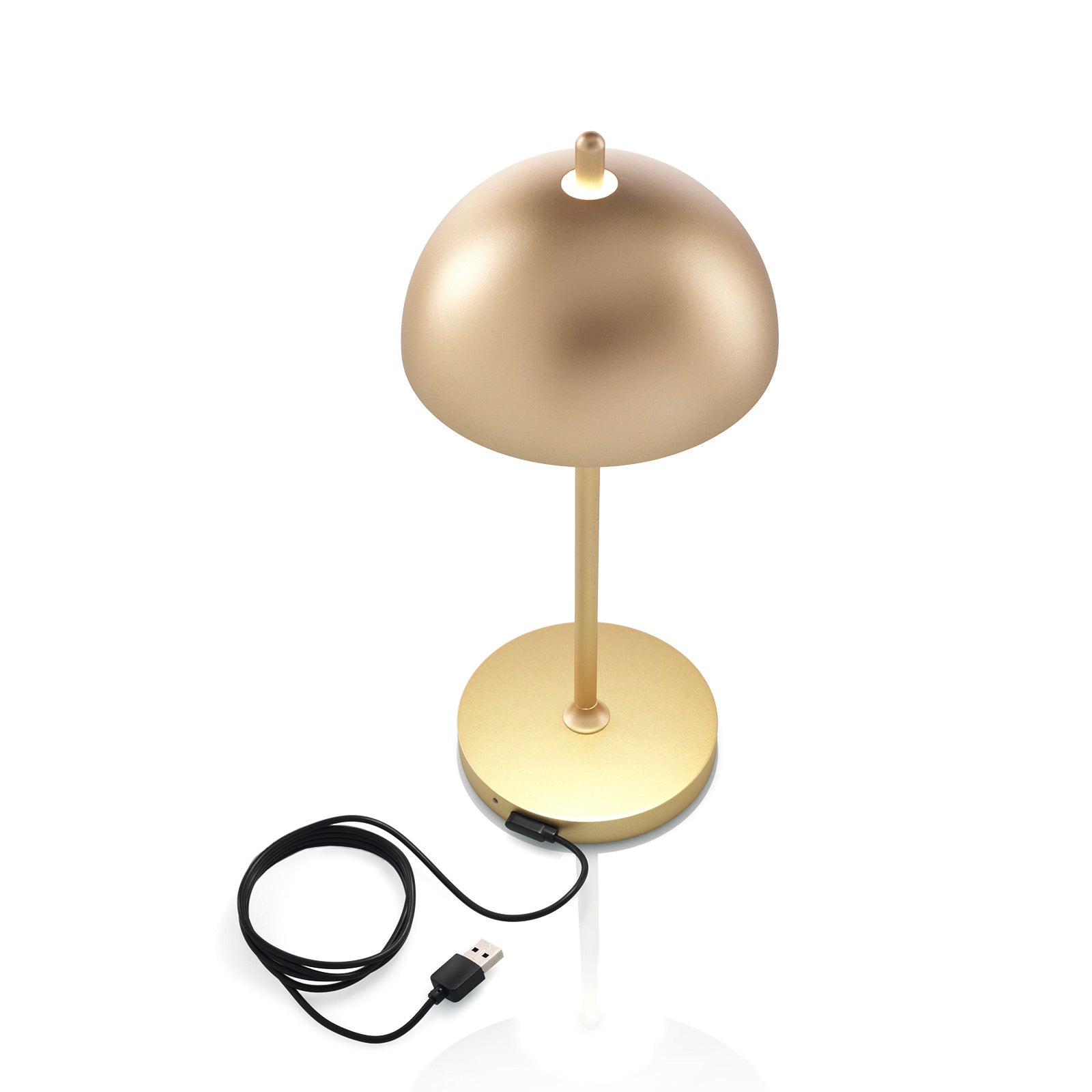 KRIO goldene wiederaufladbare Tischlampe