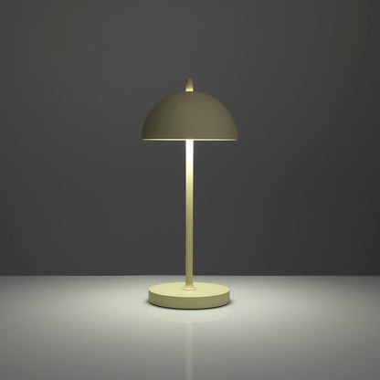 Lampada da tavolo ricaricabile KRIO crema