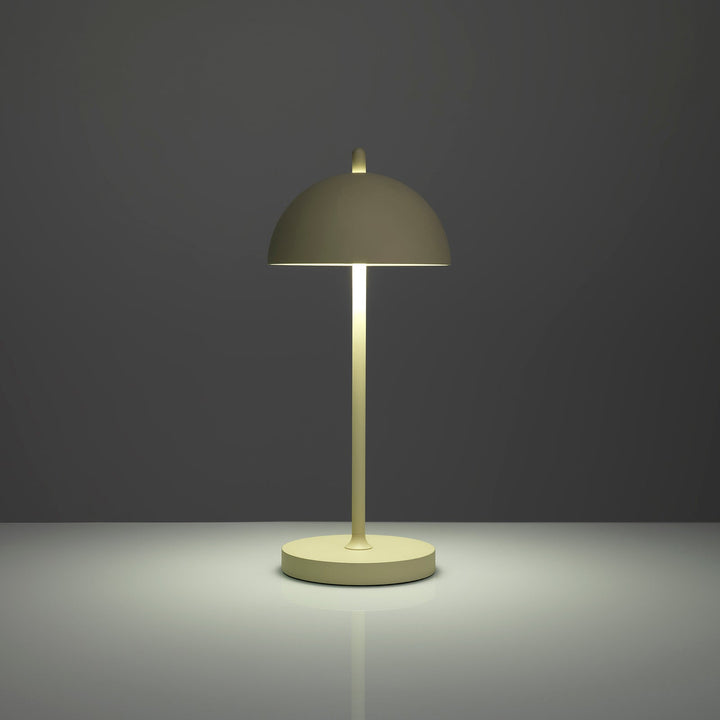 Lampada da tavolo ricaricabile KRIO crema