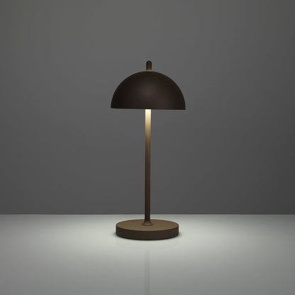 Lampada da tavolo ricaricabile KRIO corten