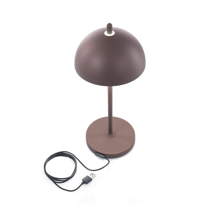 KRIO Corten wiederaufladbare Tischlampe