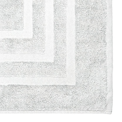 LOVELY white bath mat