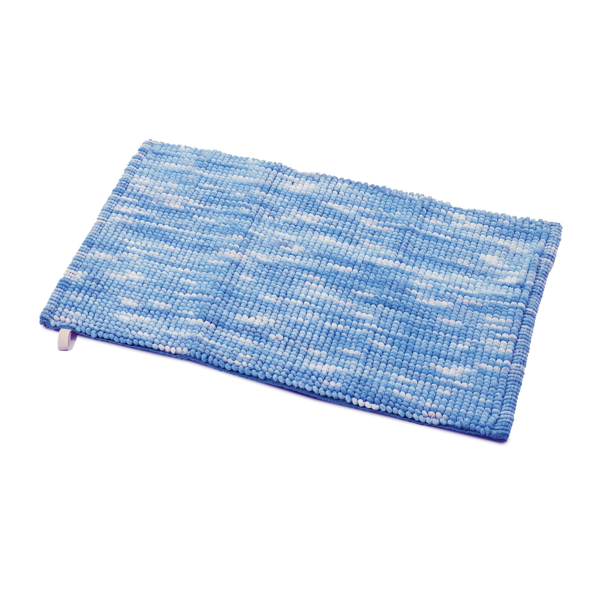 BLEND blue bath mat