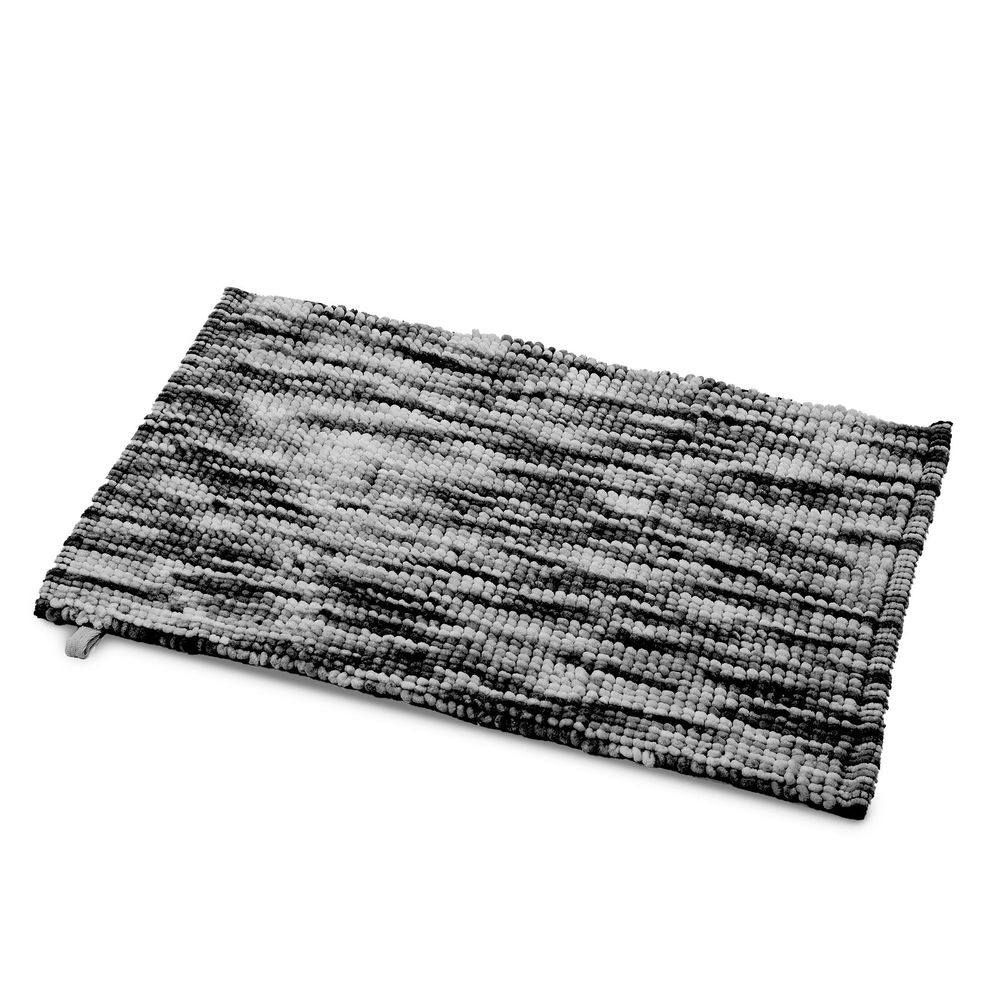 BLEND black bath mat