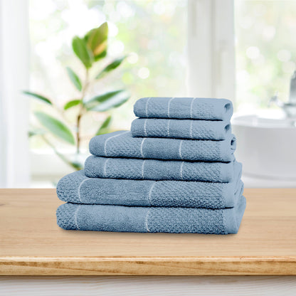 Set 6 asciugamani CAMBRIDGE | Azzurro