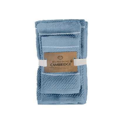 Set 6 asciugamani CAMBRIDGE | Azzurro