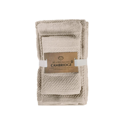 Set 6 asciugamani CAMBRIDGE | Beige