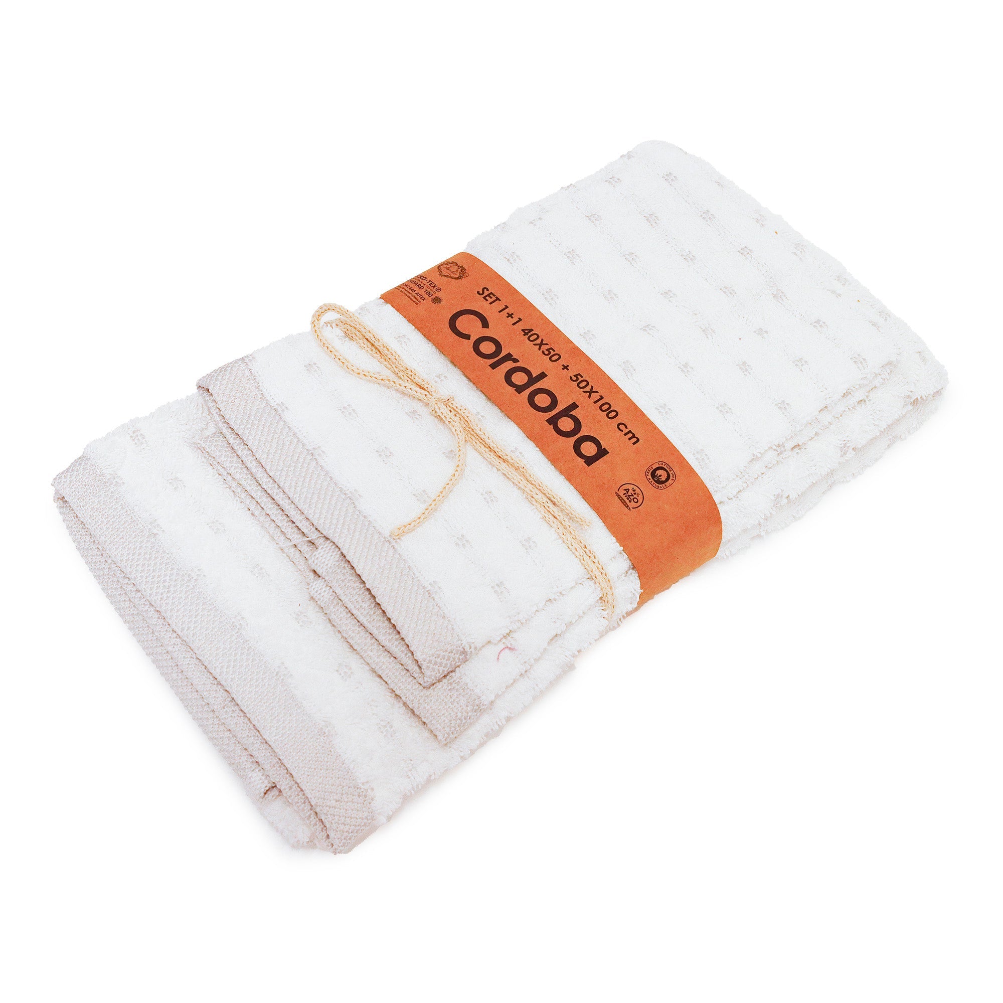 Set 1+1 CORDOBA white