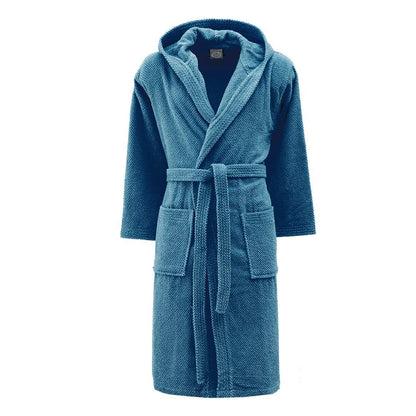 BICHICCO-XL blue bathrobe