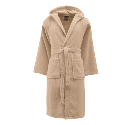 BICHICCO-S dove grey bathrobe