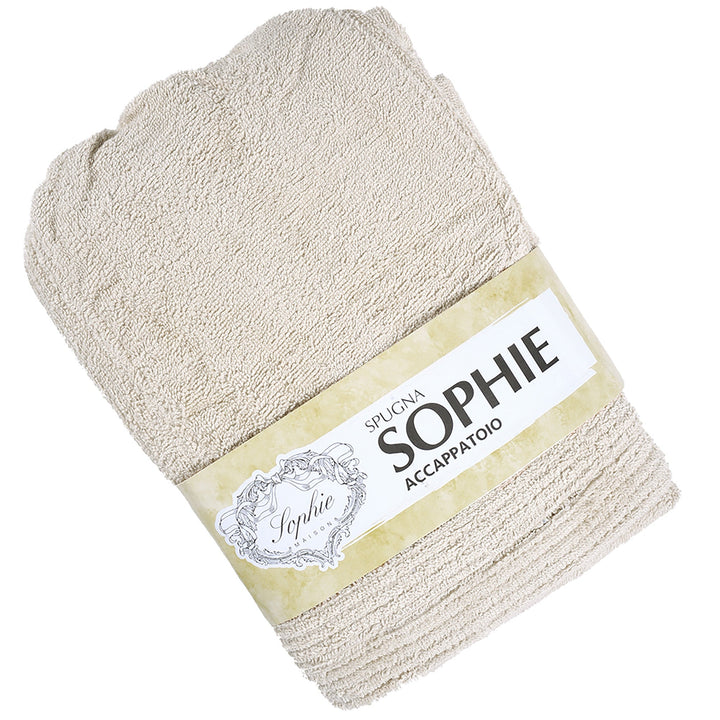 SOPHIE-XXL creme Bademantel