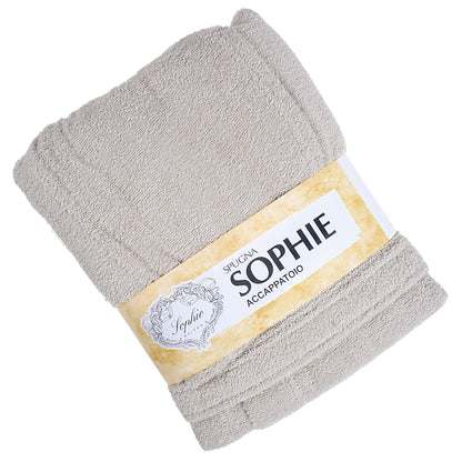 SOPHIE-XL ice grey bathrobe