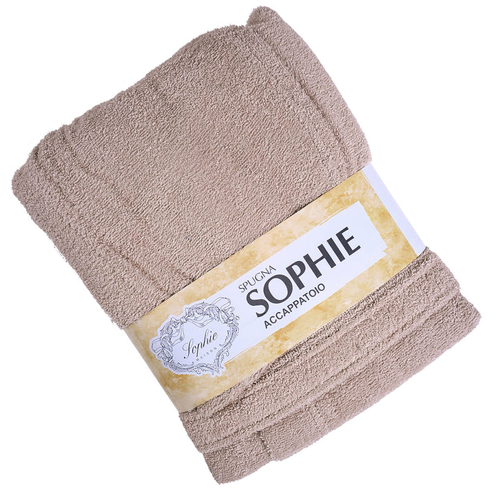 SOPHIE-XXL taubengrauer Bademantel