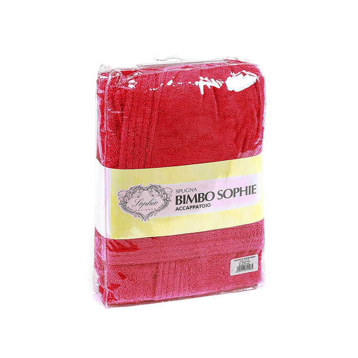 SOPHIE-XXL roter Bademantel