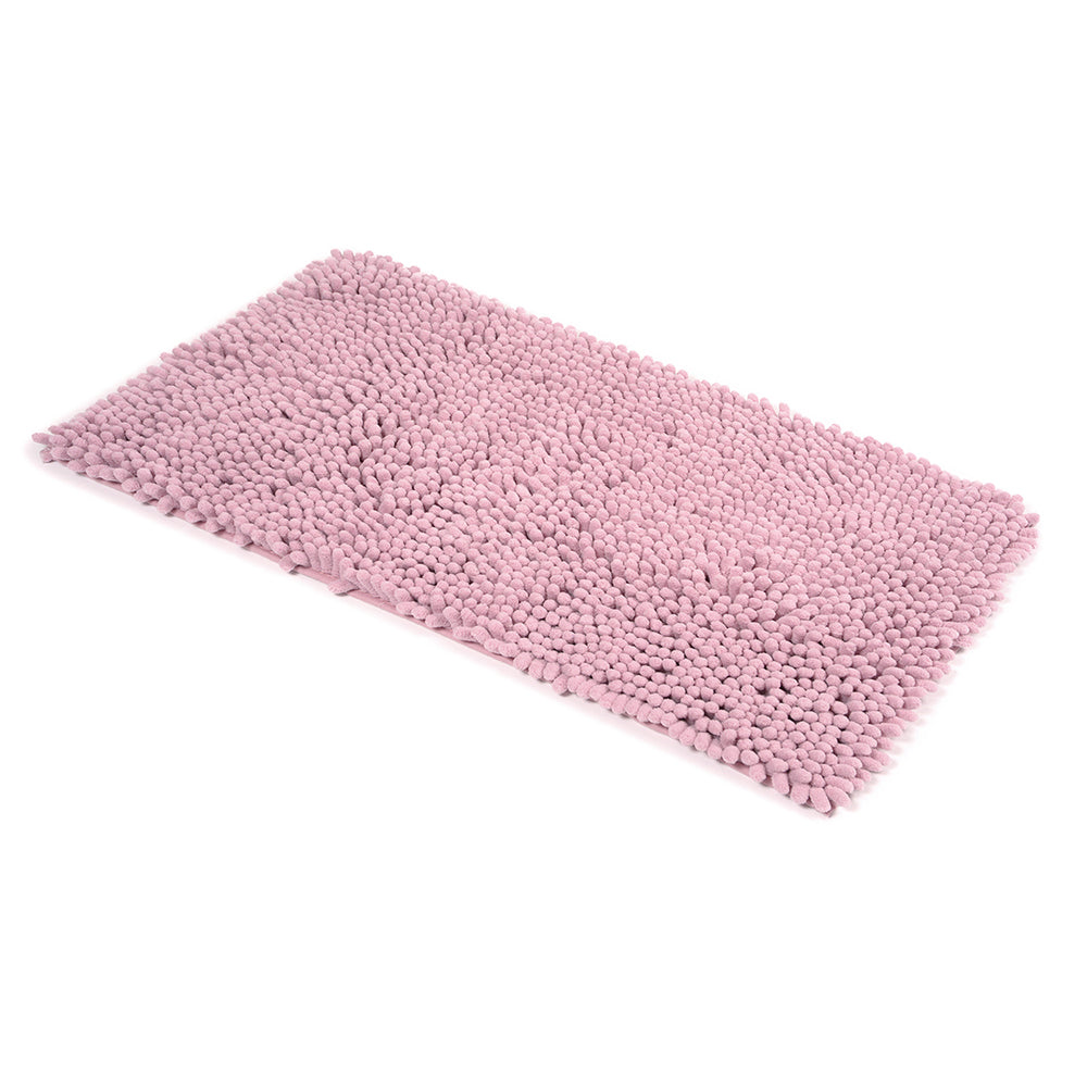 SOFT pink bath mat
