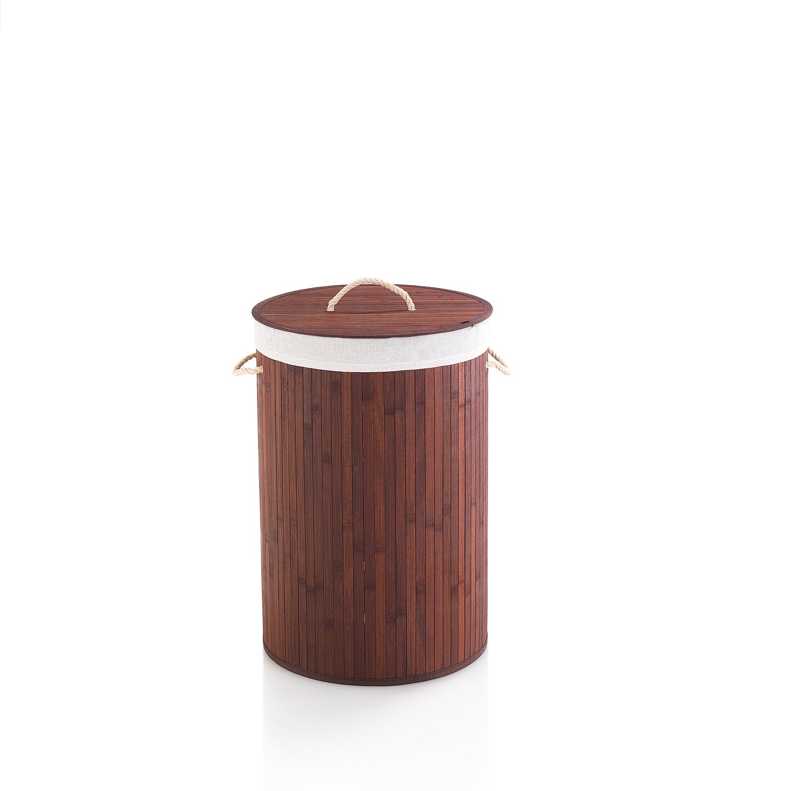 Cesto portabiancheria OLIVET-R | Marrone