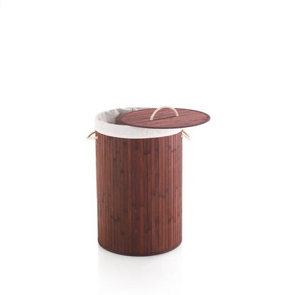 Cesto portabiancheria OLIVET-R | Marrone