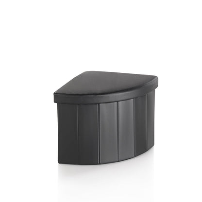 Pouf mit Behälter CORNER schwarz