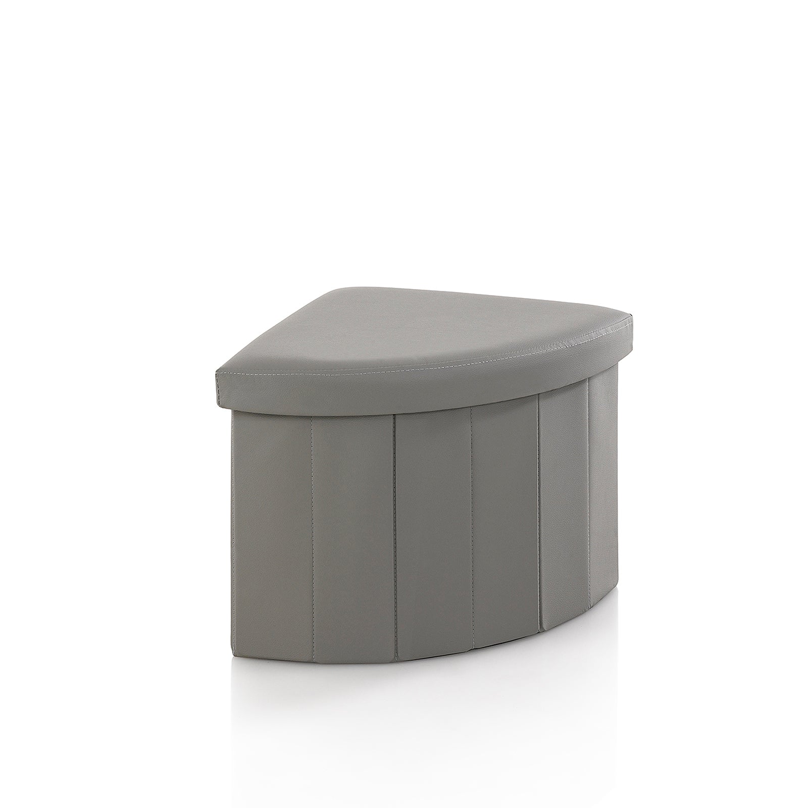 Pouf mit Behälter CORNER taubengrau