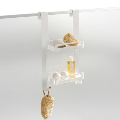 ACHILLE white shower shelf