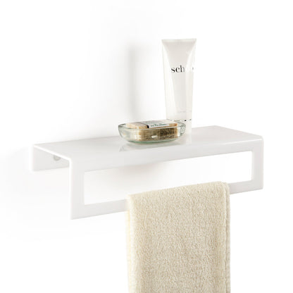 ACHILLE weißer Wandhandtuchhalter