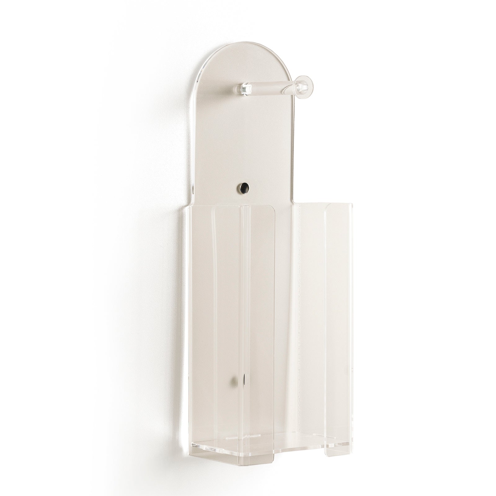 ACHILLE transparenter Wandrollenhalter