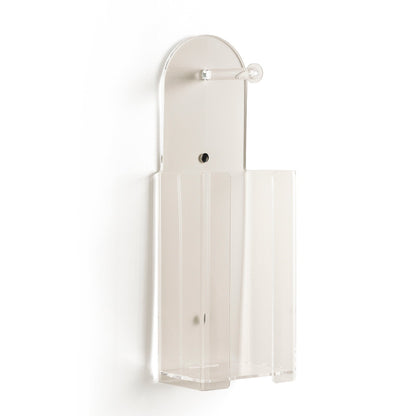 ACHILLE transparenter Wandrollenhalter