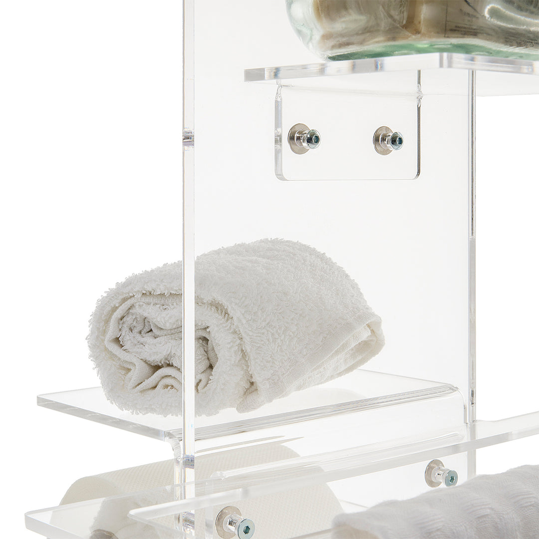 Piantana bagno ACHILLE trasparente