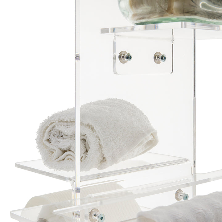 Piantana bagno ACHILLE trasparente