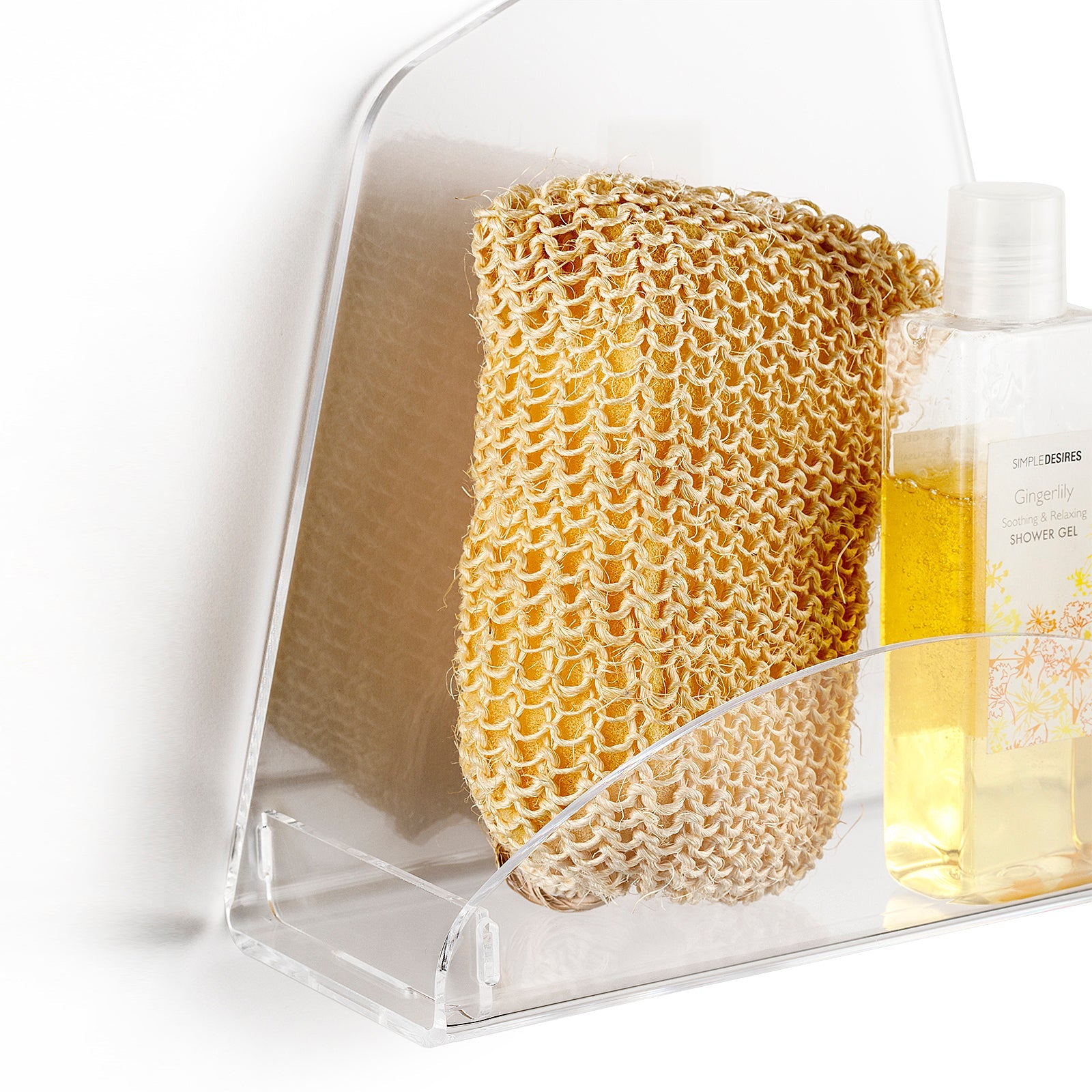 ACHILLE transparente Duschablage