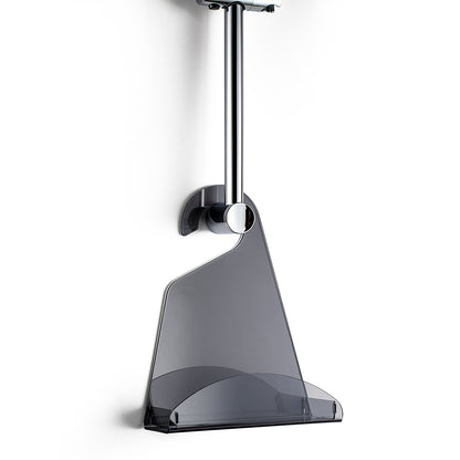 Shower shelf ACHILLE smoked white