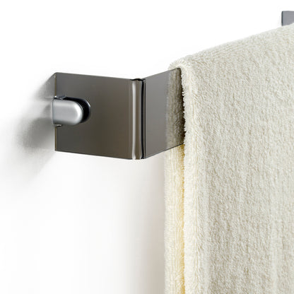 ACHILLE smoked wall towel holder