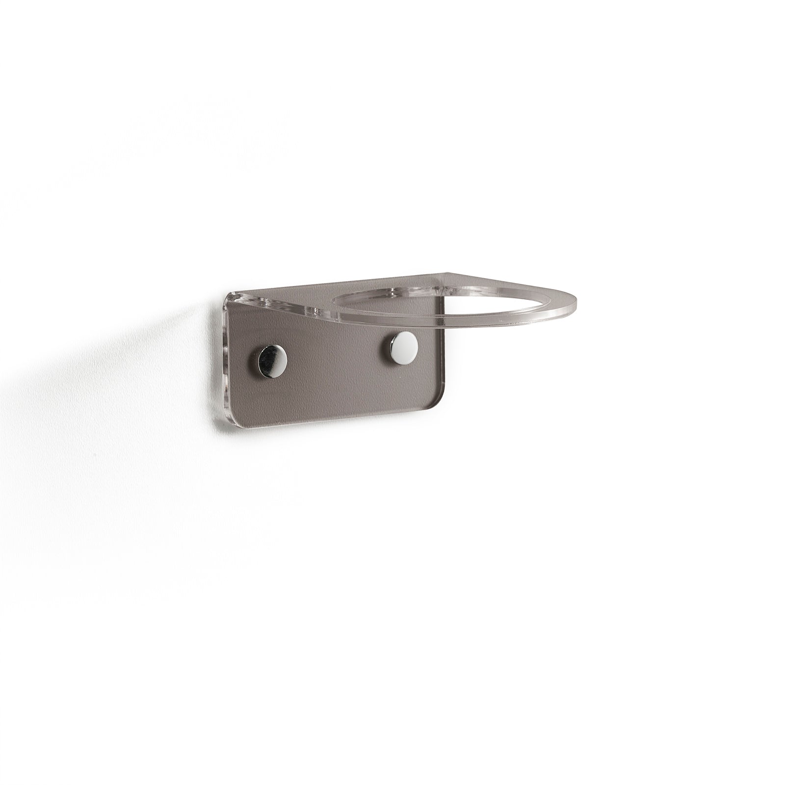 ACHILLE smoked wall phone holder