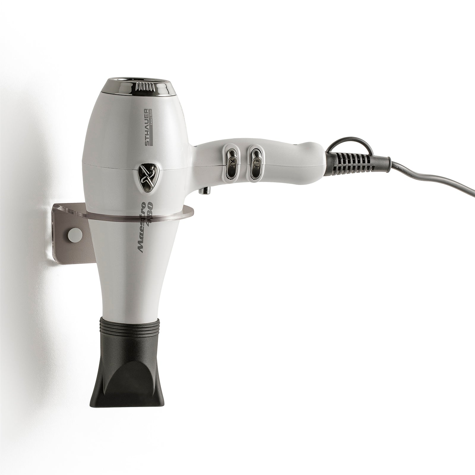 ACHILLE smoked wall phone holder