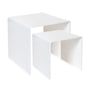 Set of 2 COBY white coffee tables